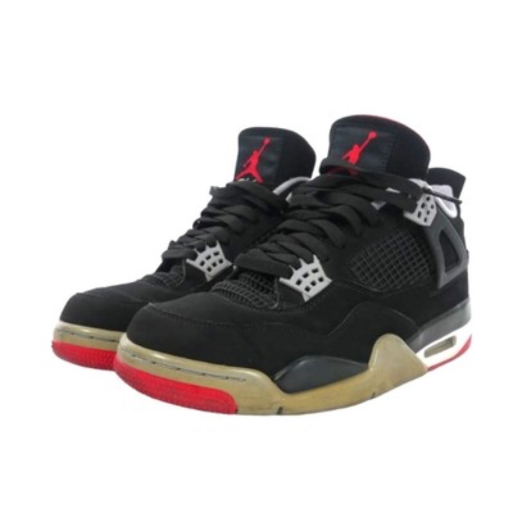 Nike Air Jordan 4 Retro Sneakers | Black/Bread